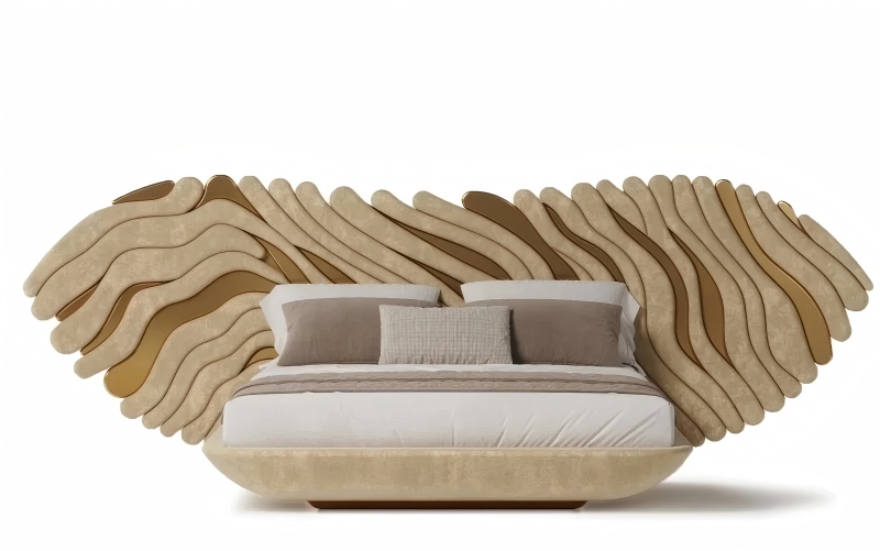 Mariposas descansando en el dormitorio.