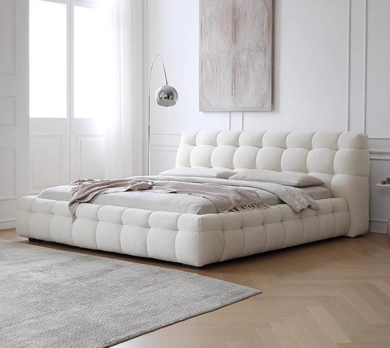 Cama de tela de algodón de azúcar