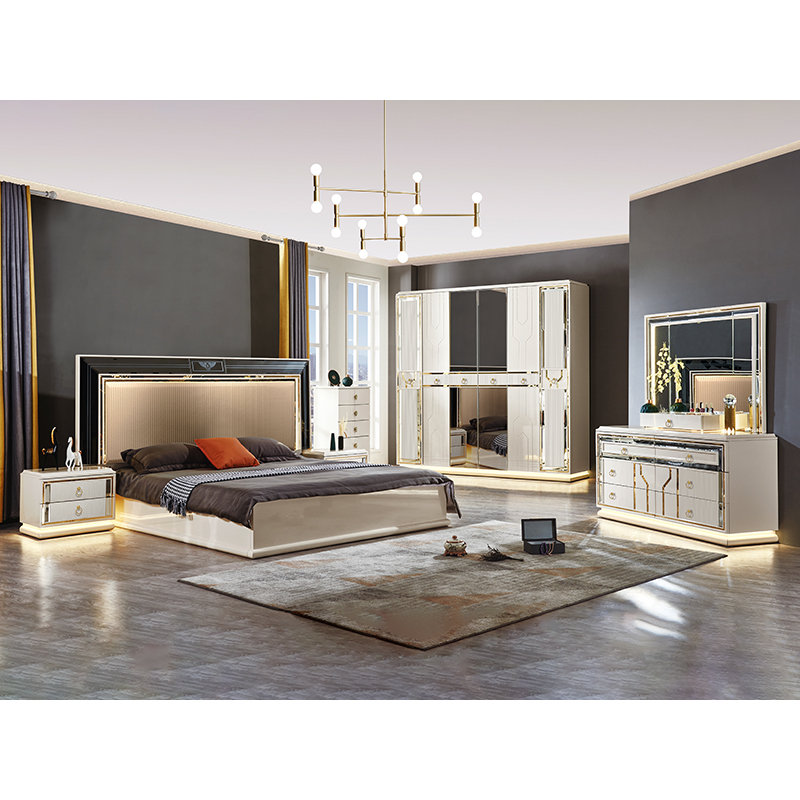 Diseñador minimalista Set de muebles de dormitorio de estilo turco